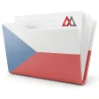 Czech company formation documents in a folder with the Czech flag and the MAXCORP logo