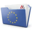 Crowdfunding licence documents in a folder with the EU flag and the MAXCORP logo